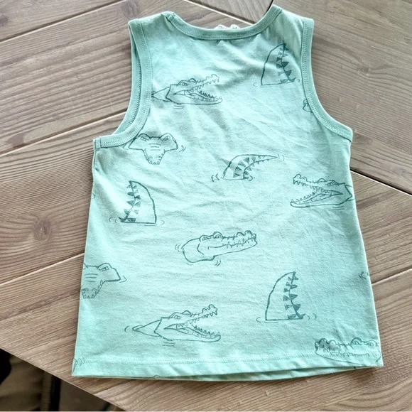 H&M l Boys Alligator Tank & Short Set l Size: 5Y-6Y - Picture 5 of 7